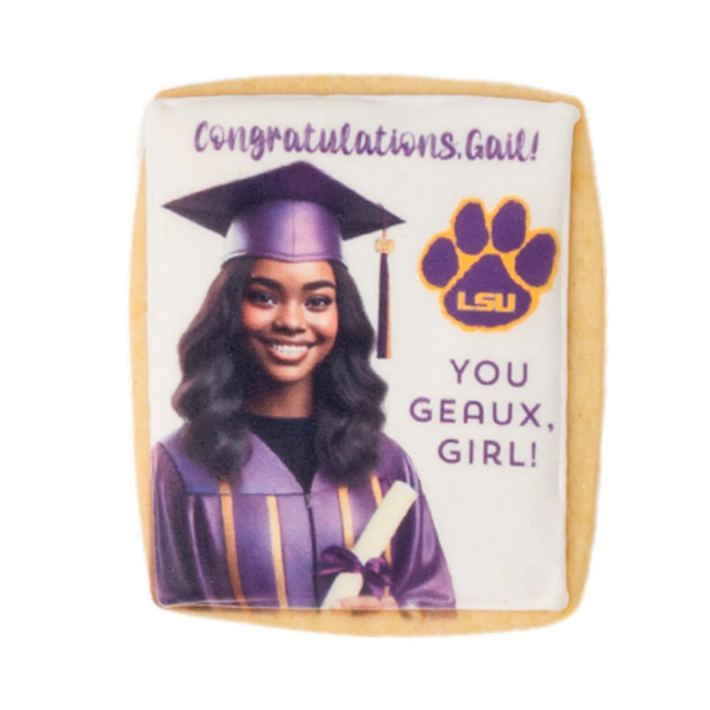 Graduation Photo & Logo Cookies, Rectangle - Image 2