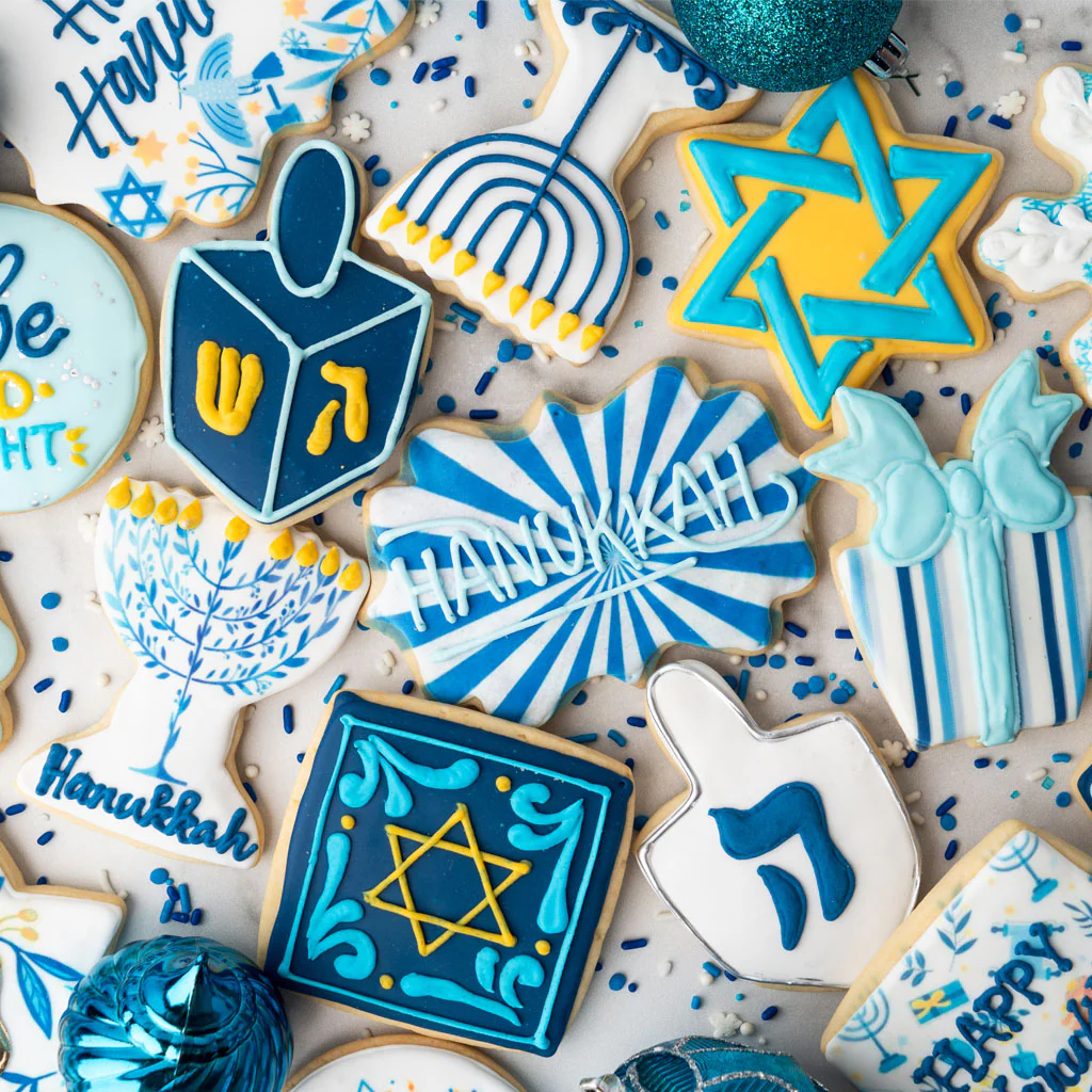 Hanukkah Butter Cookies, Assorted