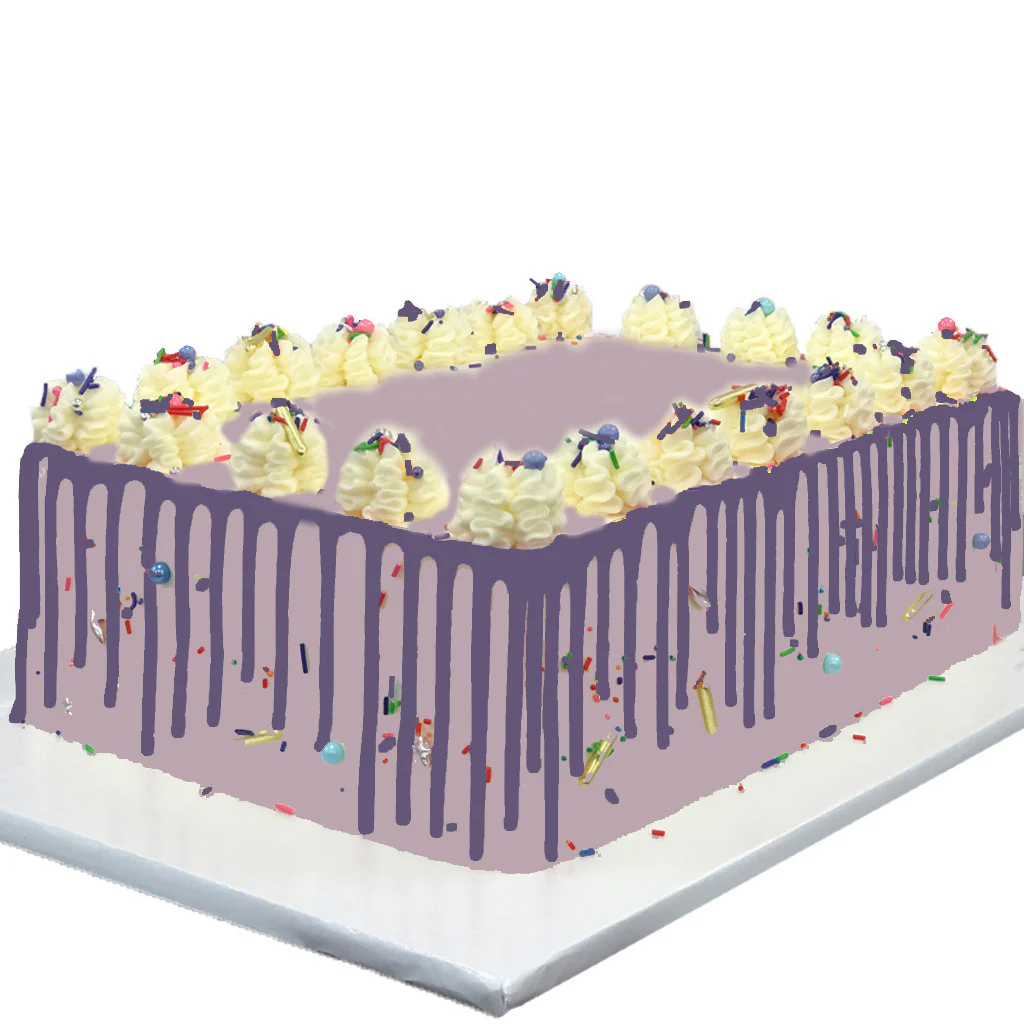 Lemon Blueberry Cake, sheet cake - Image 4