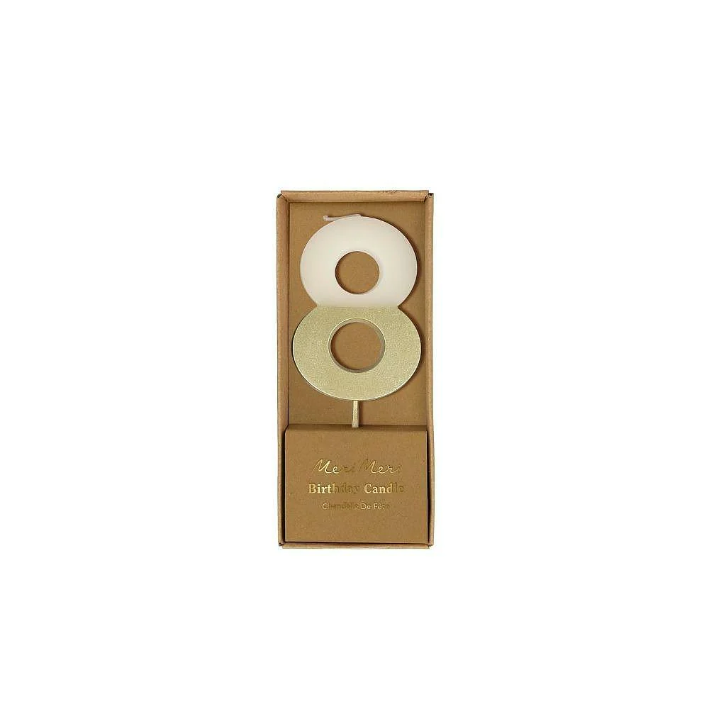 Gold-Dipped Number Candles - Image 10