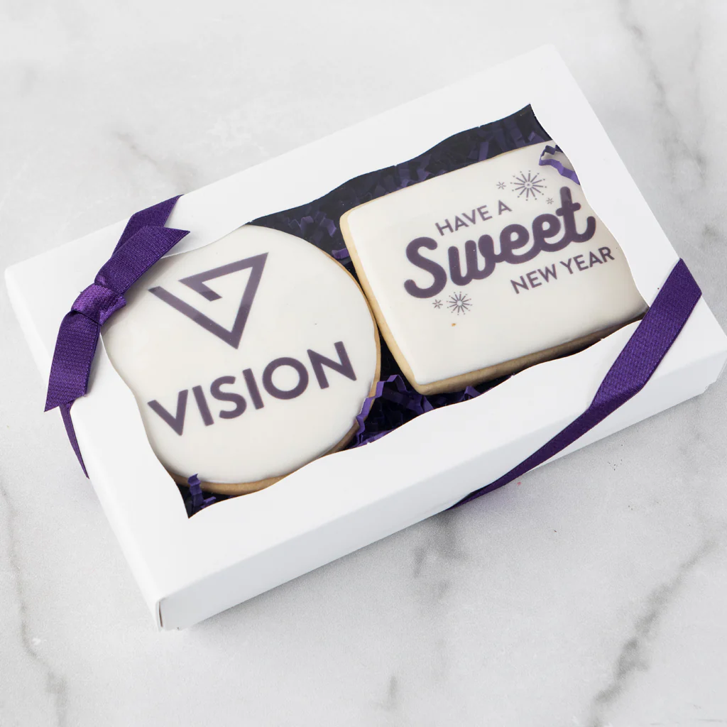 Photo & Logo Cookie Gift Box, 2-pack - Image 3