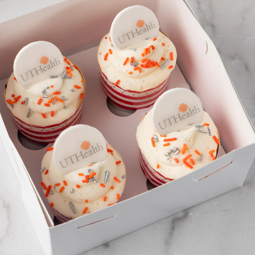 Photo & Logo Cupcake Gift Box, 4-Pack - Image 5