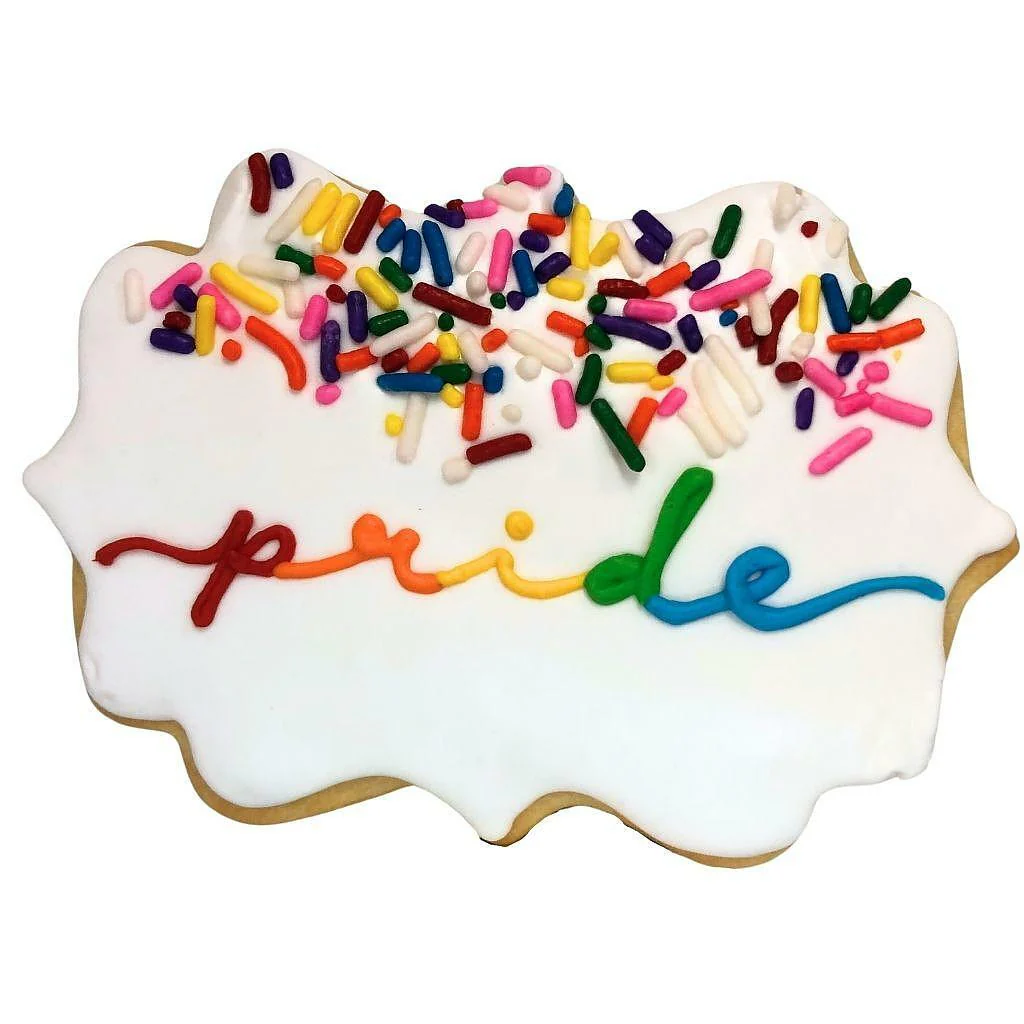 Pride Plaque w/Rainbow Sprinkles