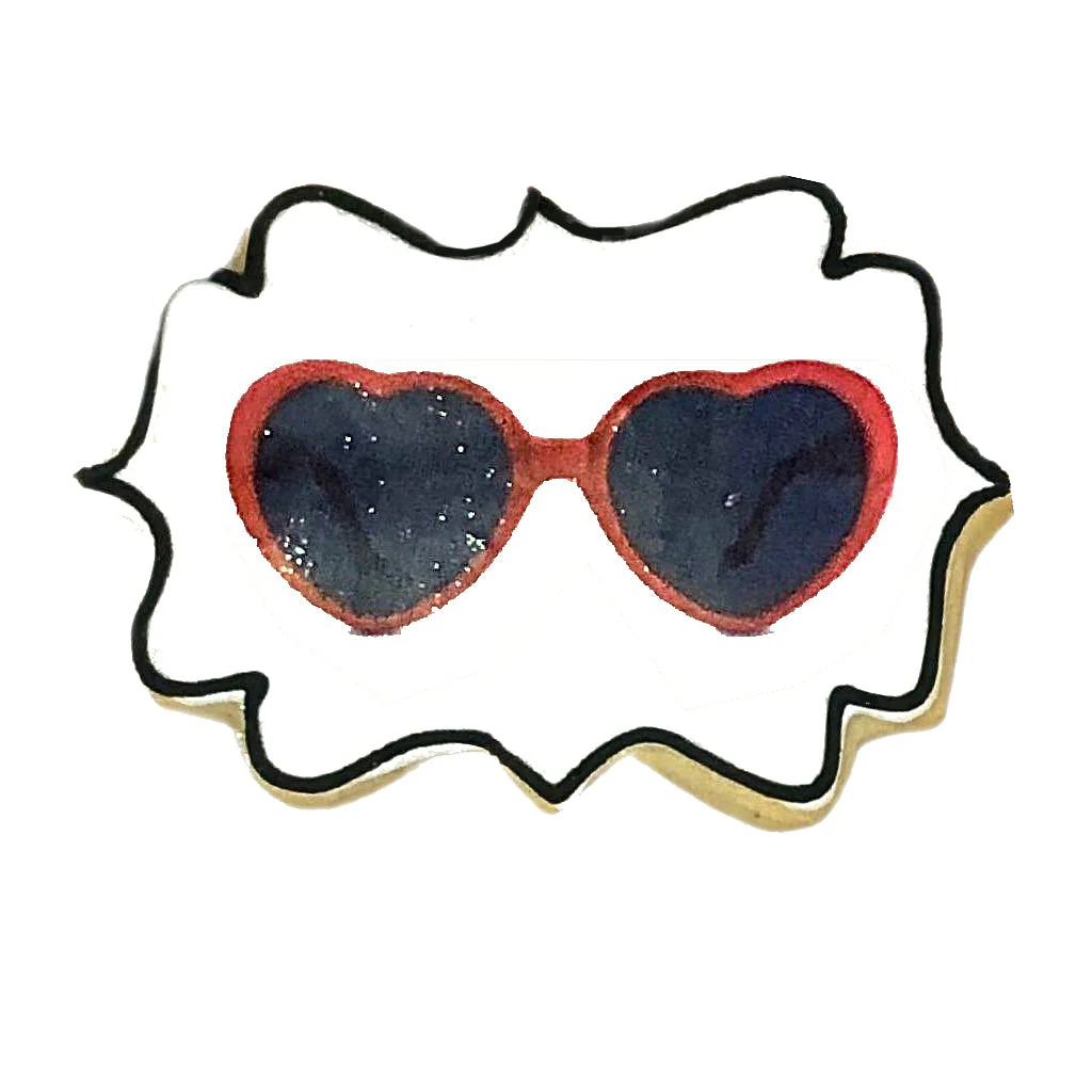 Swiftie Heart Glasses